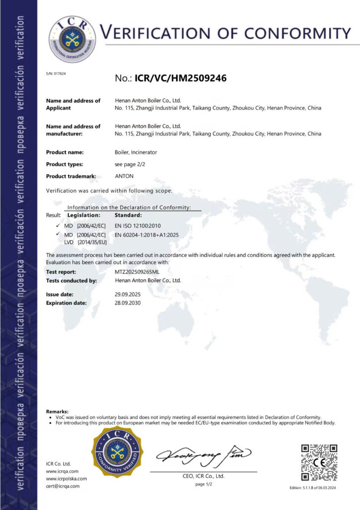 CE Certificate