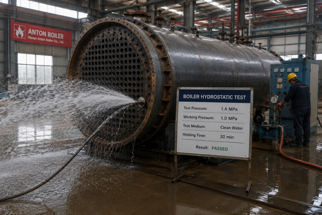 BOILER HYDROSTATIC TEST