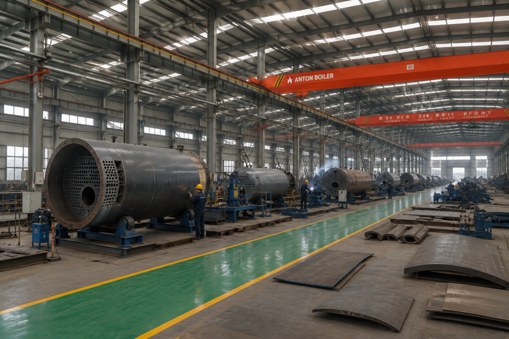 industrial boiler manufacturer factory workshop