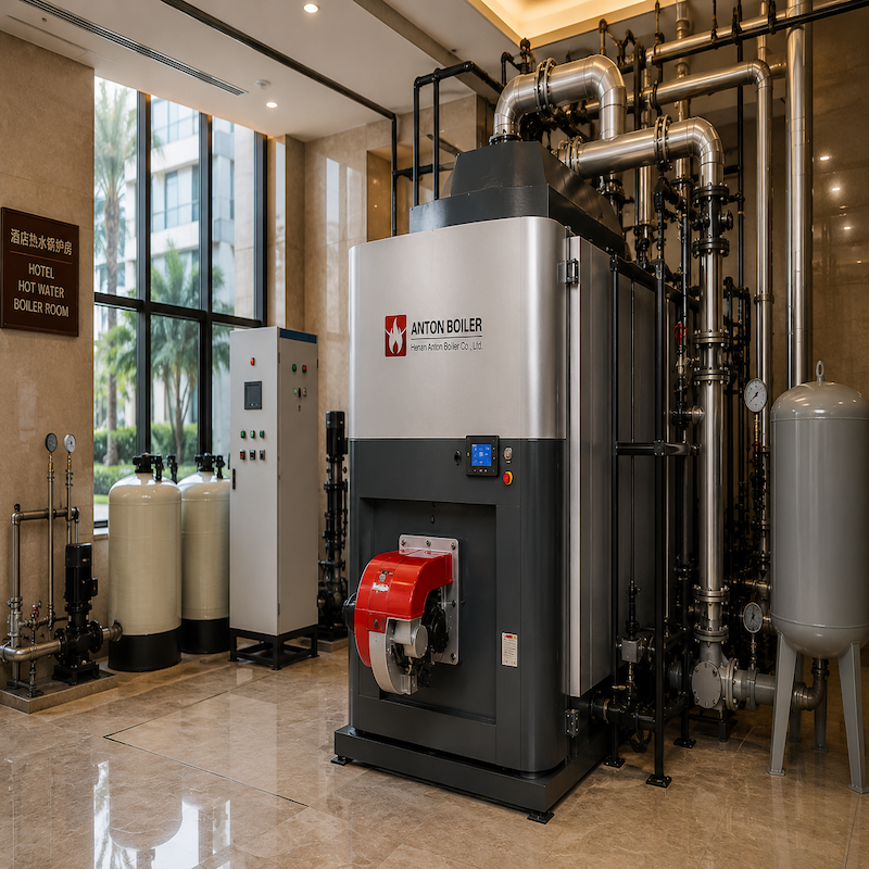 boiler project case gas hot water boiler for hotel heating
