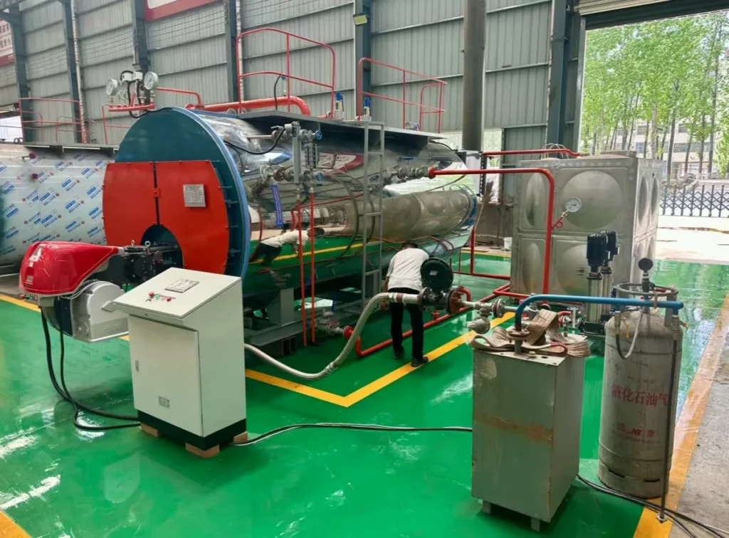 industrial steam boiler system for factory steam supply