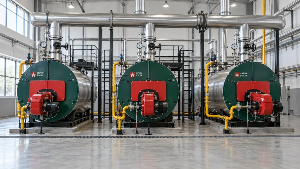 single boiler vs multiple boilers in an industrial boiler room