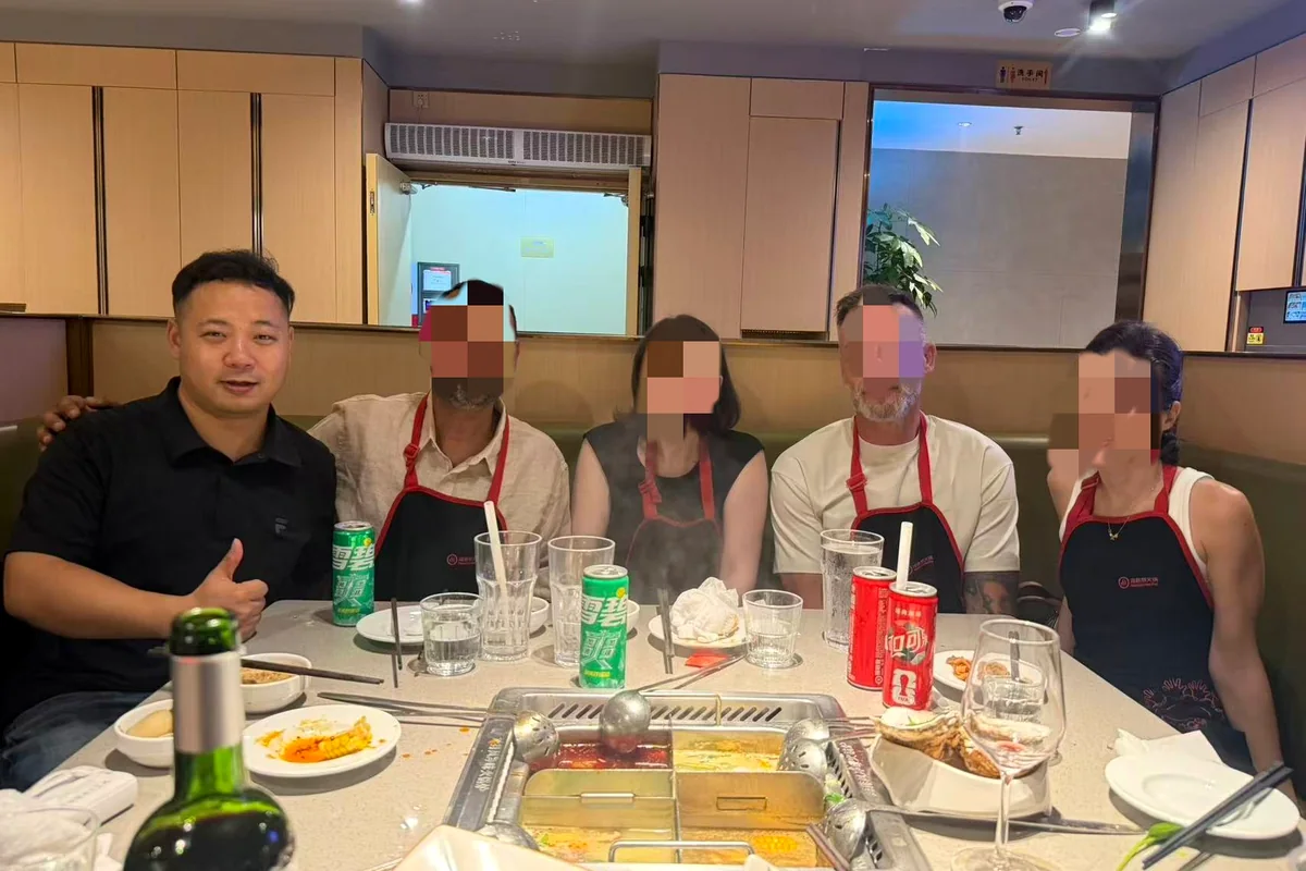 Anton Boiler representative meeting international customers in Guangzhou