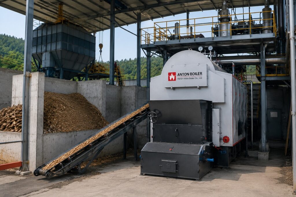 4 T/H Coal-Fired Steam Boiler for Food Factory in Egypt